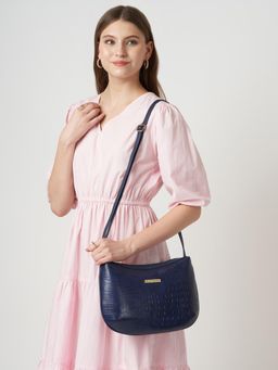 Caprese - Women Pupa Navy Blue Large Handbag