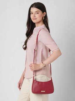 Caprese - Women Carol Cherry Red Small Sling Bag