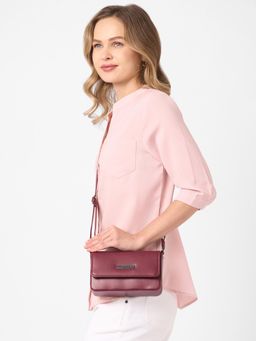 Caprese - Women Evie Cherry Red Small Sling Bag
