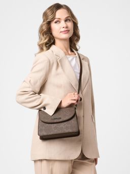 Caprese - Women Flowy Brown Medium Sling Bag