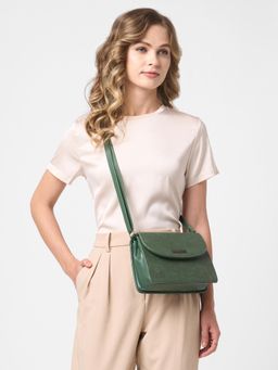 Caprese - Women Flowy Green Medium Sling Bag