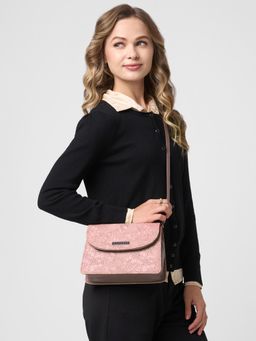 Caprese - Women Flowy Pink Medium Sling Bag