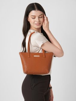 Caprese - Women Afro Tan Small Satchel Bag
