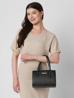 Caprese - Women Blake Black Small Satchel Bag with Detachable Strap