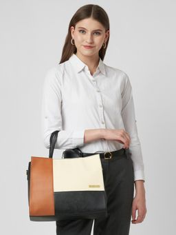 Caprese - Women Jelly Black Large Satchel Bag with Detachable Strap