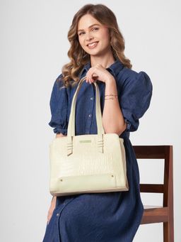 Caprese - Women Sansa Beige Large Satchel Bag