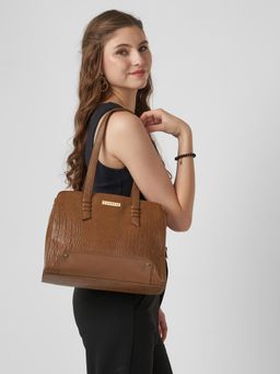 Caprese - Women Sansa Tan Large Satchel Bag