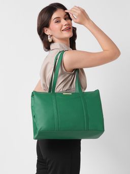 Caprese - Women Basil Green Large Tote Bag
