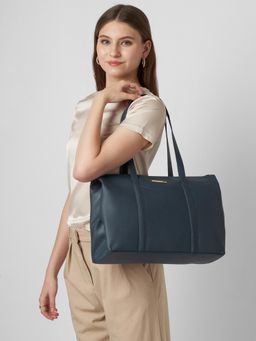 Caprese - Women Basil Navy Blue Large Tote Bag