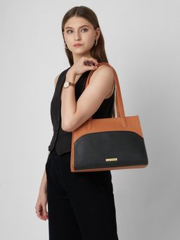 Caprese - Women Tarry Tan Medium Tote Bag