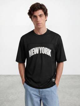 R&B - Black Typography Relaxed T-Shirt