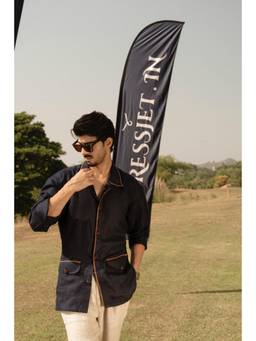 Dressjet - Black Solid/Plain Regular Shirt