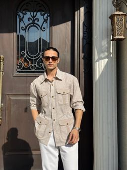 Dressjet - Grey Stripes Regular Shirt