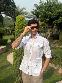 Dressjet - White Solid/Plain Regular Shirt