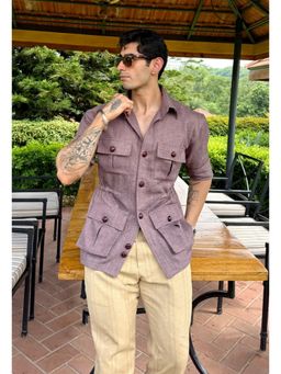 Dressjet - Lavender Textured Regular Shirt