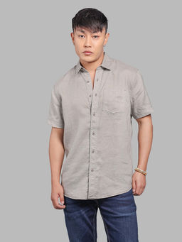 ROOKIES - Brown Solid/Plain Relaxed Shirt