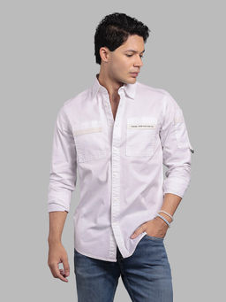 ROOKIES - Pink Solid/Plain Relaxed Shirt