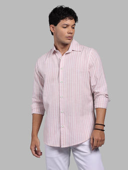 ROOKIES - Pink Stripes Relaxed Shirt