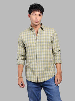 ROOKIES - Green Checks Relaxed Shirt