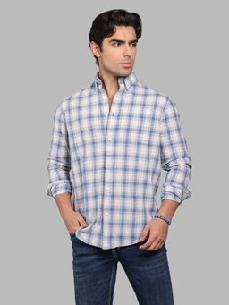 ROOKIES - Blue Checks Relaxed Shirt
