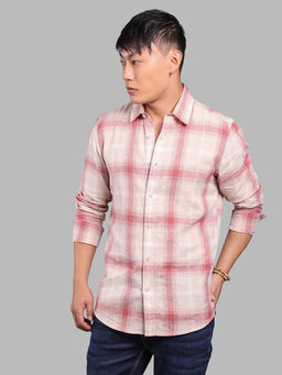 ROOKIES - Pink Checks Relaxed Shirt