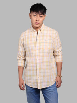 ROOKIES - Yellow Checks Relaxed Shirt