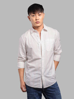 ROOKIES - White Stripes Relaxed Shirt