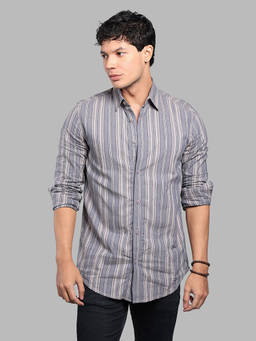ROOKIES - Blue Stripes Relaxed Shirt