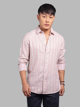 ROOKIES - Pink Stripes Relaxed Shirt