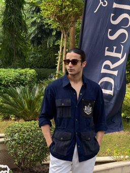 Dressjet - Blue Solid/Plain Regular Shirt