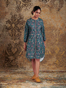 Dressfolk - Teal Organic Cotton Tunic