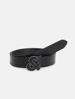 Jack & Jones - Black Reversible Premium Leather Belt