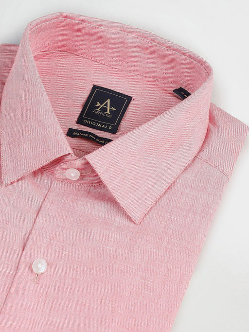 Buy Arrow Manhattan Slim Fit Fil-A-Fil Formal Shirt Online