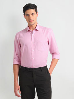 Arrow - Manhattan Slim Fit Fil-A-Fil Formal Shirt