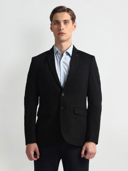 Arrow - Zero Calorie Slim Fit Knit Black Blazer