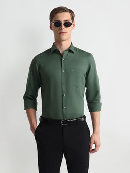 Arrow - Linen Cotton Dobby Formal Shirt