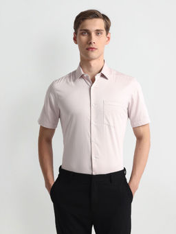 Arrow - Pure Cotton Herringbone Formal Shirt