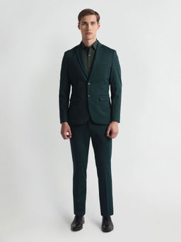 Arrow - Zero Calorie Slim Fit Teal Two Piece Suit (Set of 2)