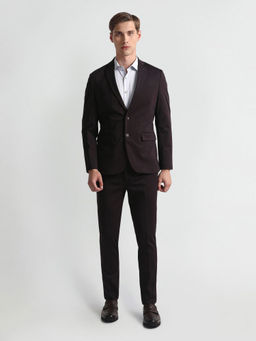 Arrow - Zero Calorie Slim Fit Wine Two Piece Suit (Set of 2)