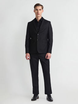 Arrow - Tailored Regular Fit Black Three Piece Suit (Set of 3)