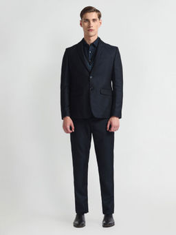 Arrow - Tailored Regular Fit Navy Blue Three Piece Suit (Set of 3)