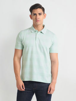 Arrow - Check Cotton Polo T-Shirt