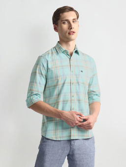 Arrow Sports - Tartan Check Slim Fit Casual Shirt
