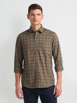 Arrow Sports - Outline Check Slim Fit Casual Shirt