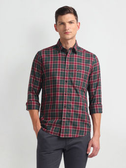 Arrow Sports - Tartan Check Cotton Casual Shirt