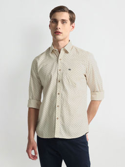 Arrow Sports - Geometric Print Slim Fit Casual Shirt
