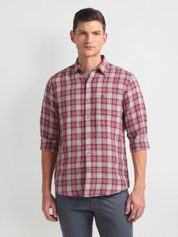 Arrow Sports - Linen Blend Slim Fit Casual Shirt