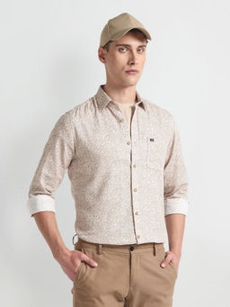 Arrow Sports - Pure Cotton Floral Print Casual Shirt