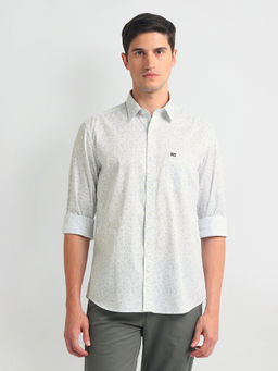 Arrow Sports - Manhattan Slim Fit Cotton Dark Grey Casual Shirt