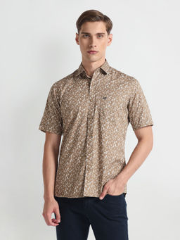 Arrow Sports - Floral Print Regular Fit Casual Shirt